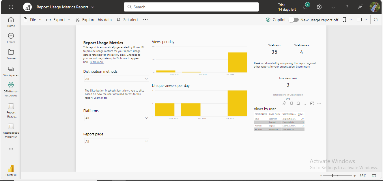 Compliance and visibility
